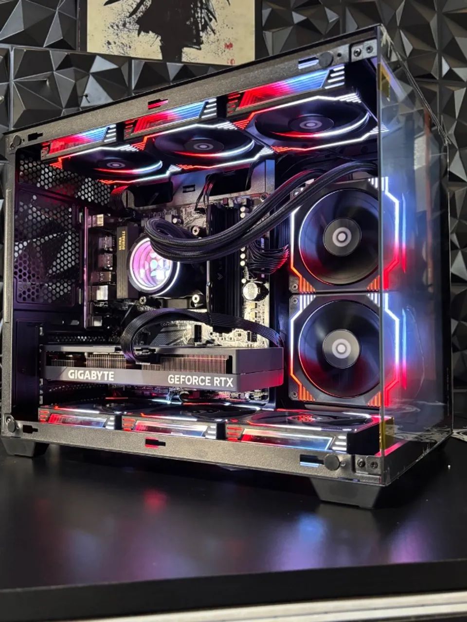Pc gamer Ryzen 5 9600X com RTX 4060ti - Foto 4