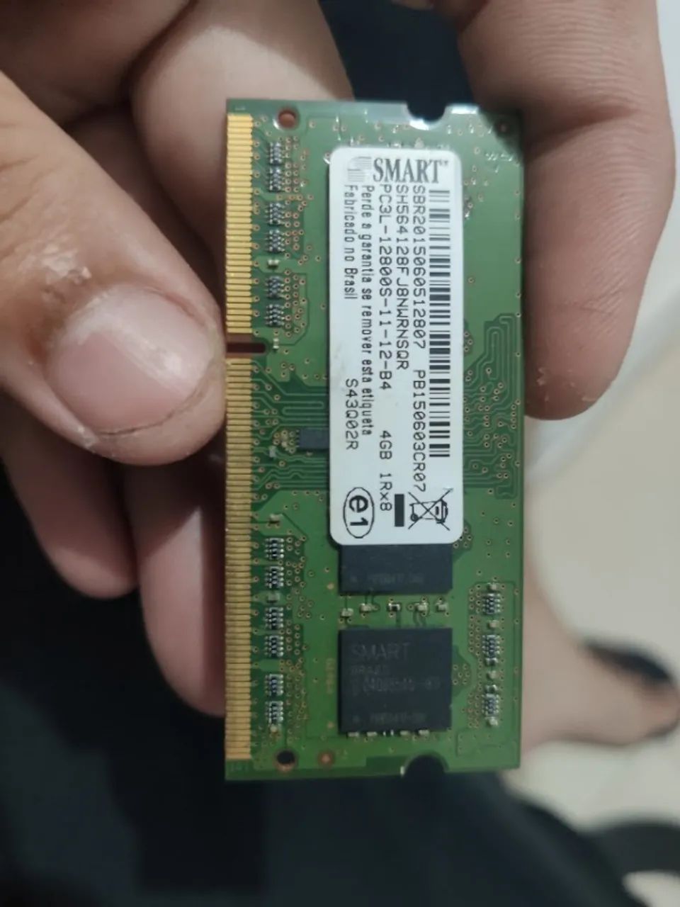 Ram DDR3 4GB Notebook65712454322562120