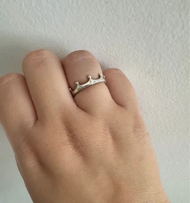 Anel coroa Pandora