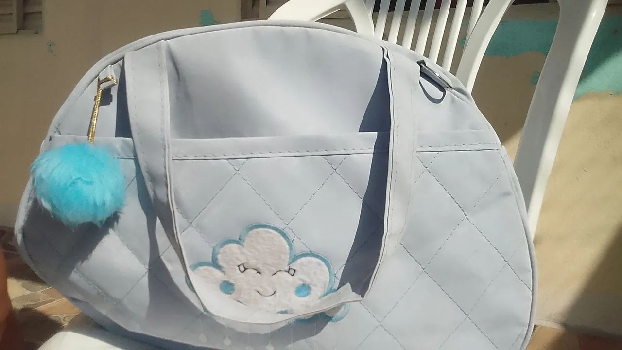 Bolsa maternidade menino azul - Foto 2