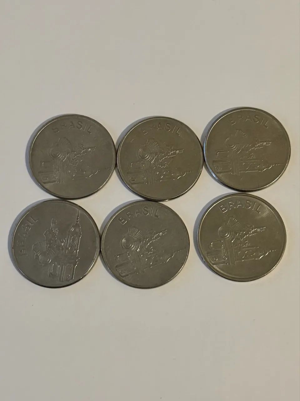 Lote com 6 Moedas- 20 Cruzeiros, Anos Diversos - Foto 4