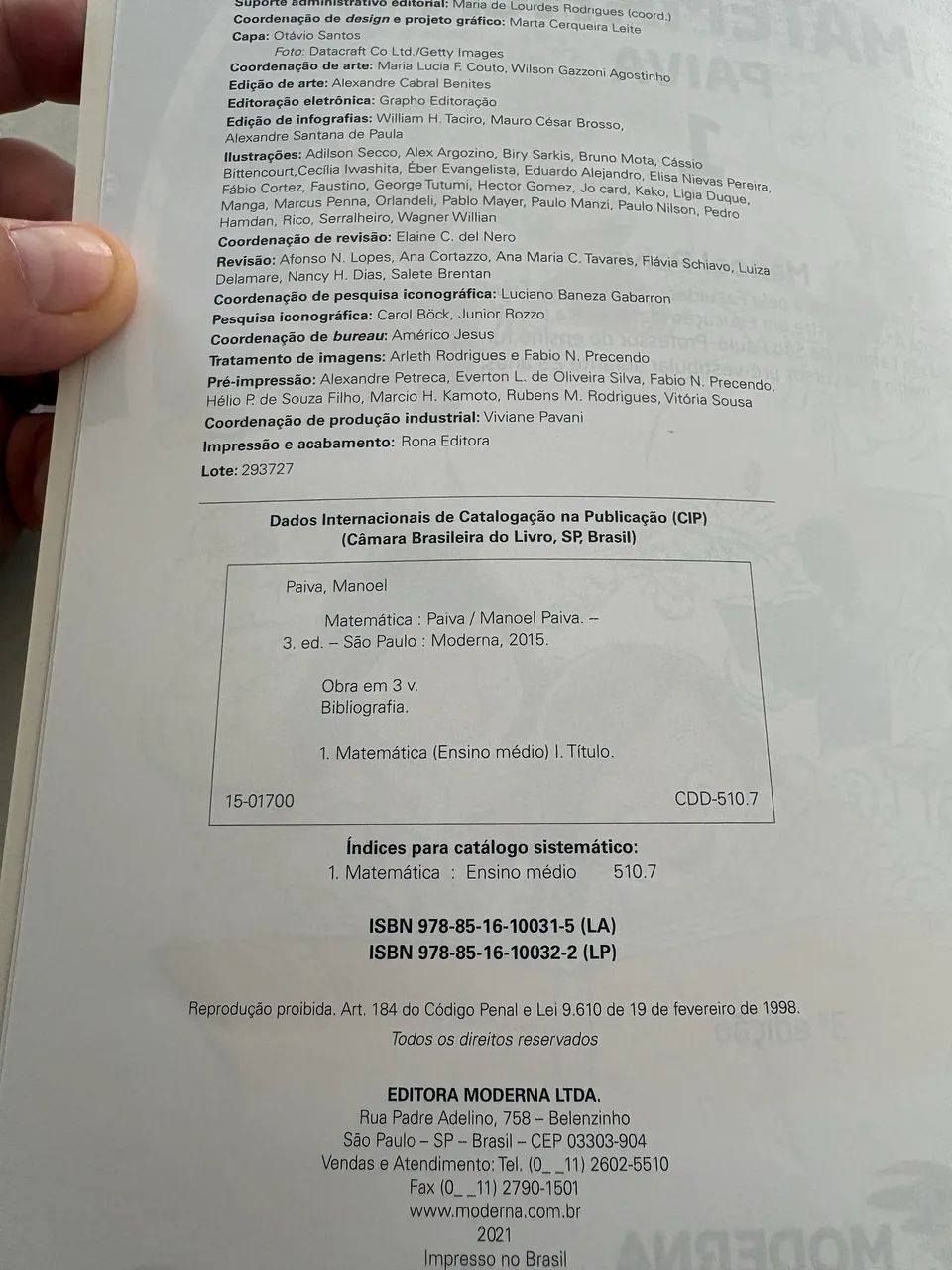 Coleção Moderna Plus Matemática 1 - Manoel Paiva - 4 Livros - Estado de Novo - Foto 5