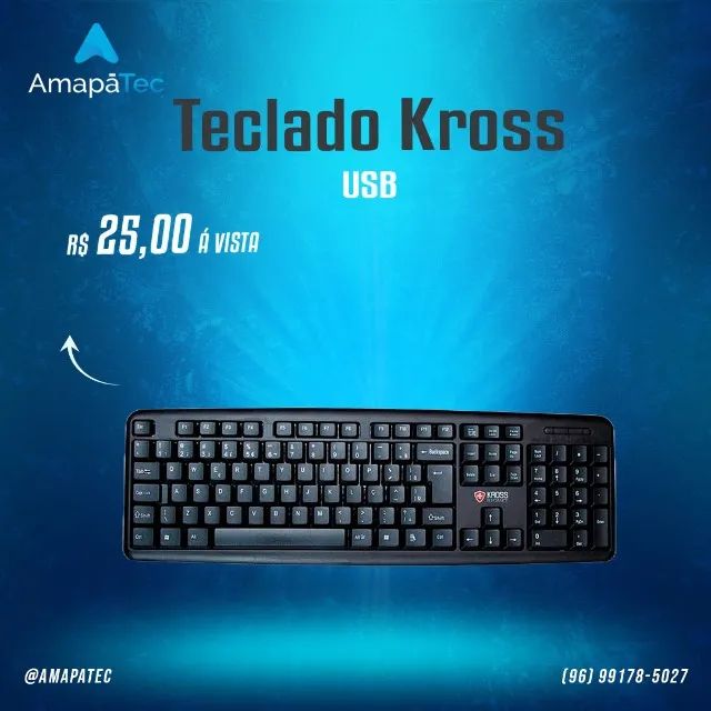 Teclado Com Fio Kross