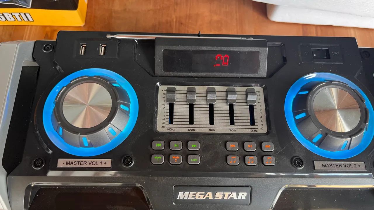 Caixa de Som Mega Star SPADJ76BTII  - Foto 2