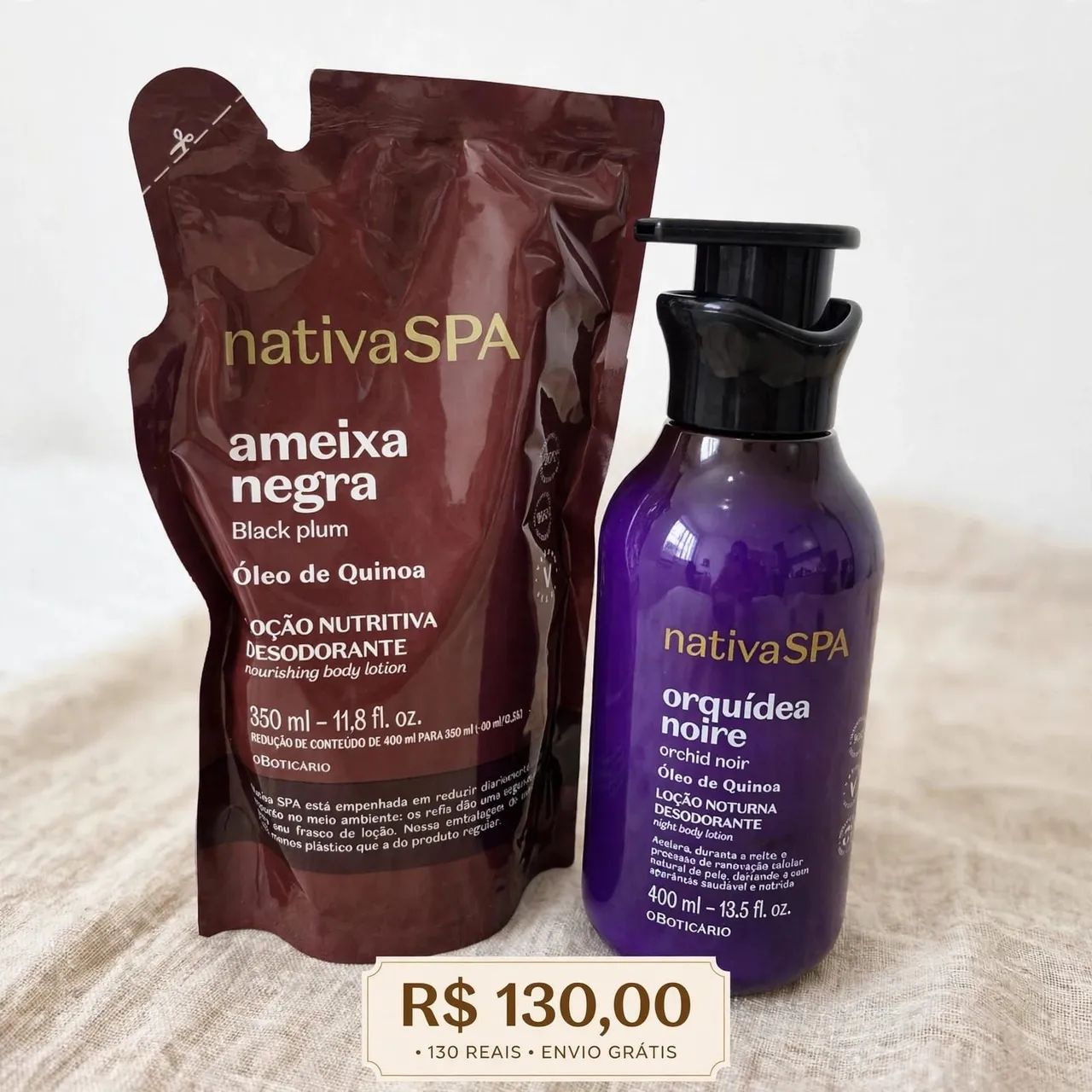 Creme hidratante Boticário 