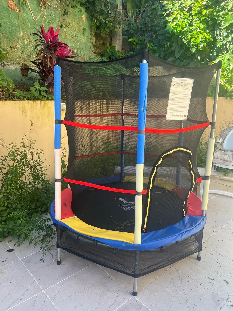 Cama elástica infantil 