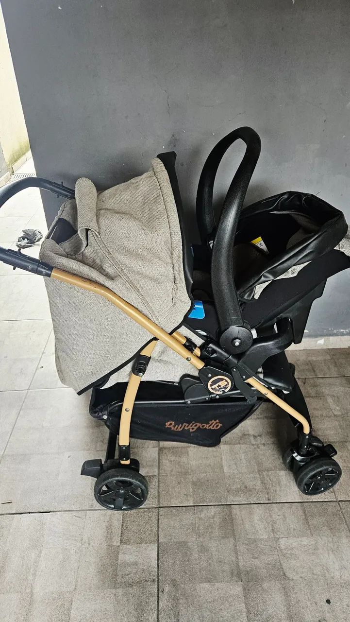 Carrinho de bebê + cadeirinha Borrigotto - Foto 4