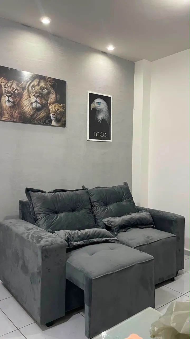 Sofa retrátil de 1,70
