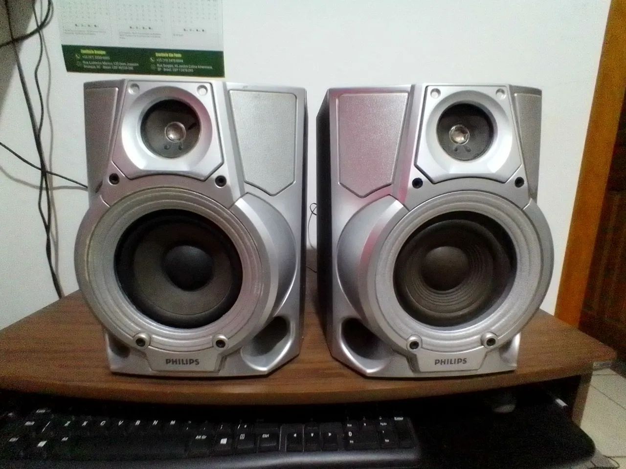 Par de Caixas Philips 6 ohms 