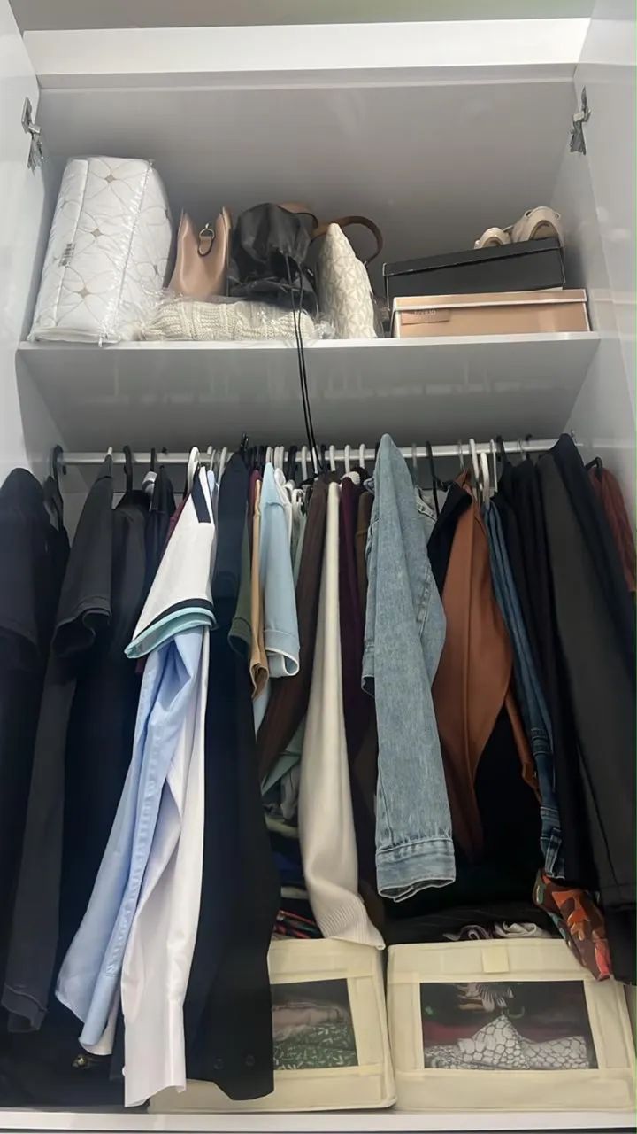 Vendo Guarda Roupa de Casal Branco  - Foto 4