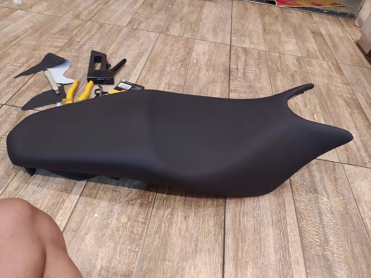 Capa R$ 60,00 Bancos de  motos instalada !! 