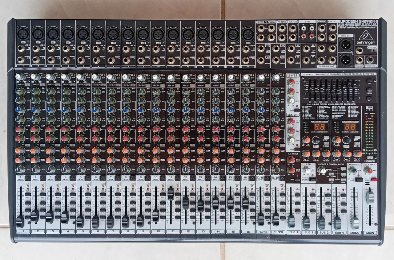 Mesa de som Beringuer dx2442fx - Foto 4
