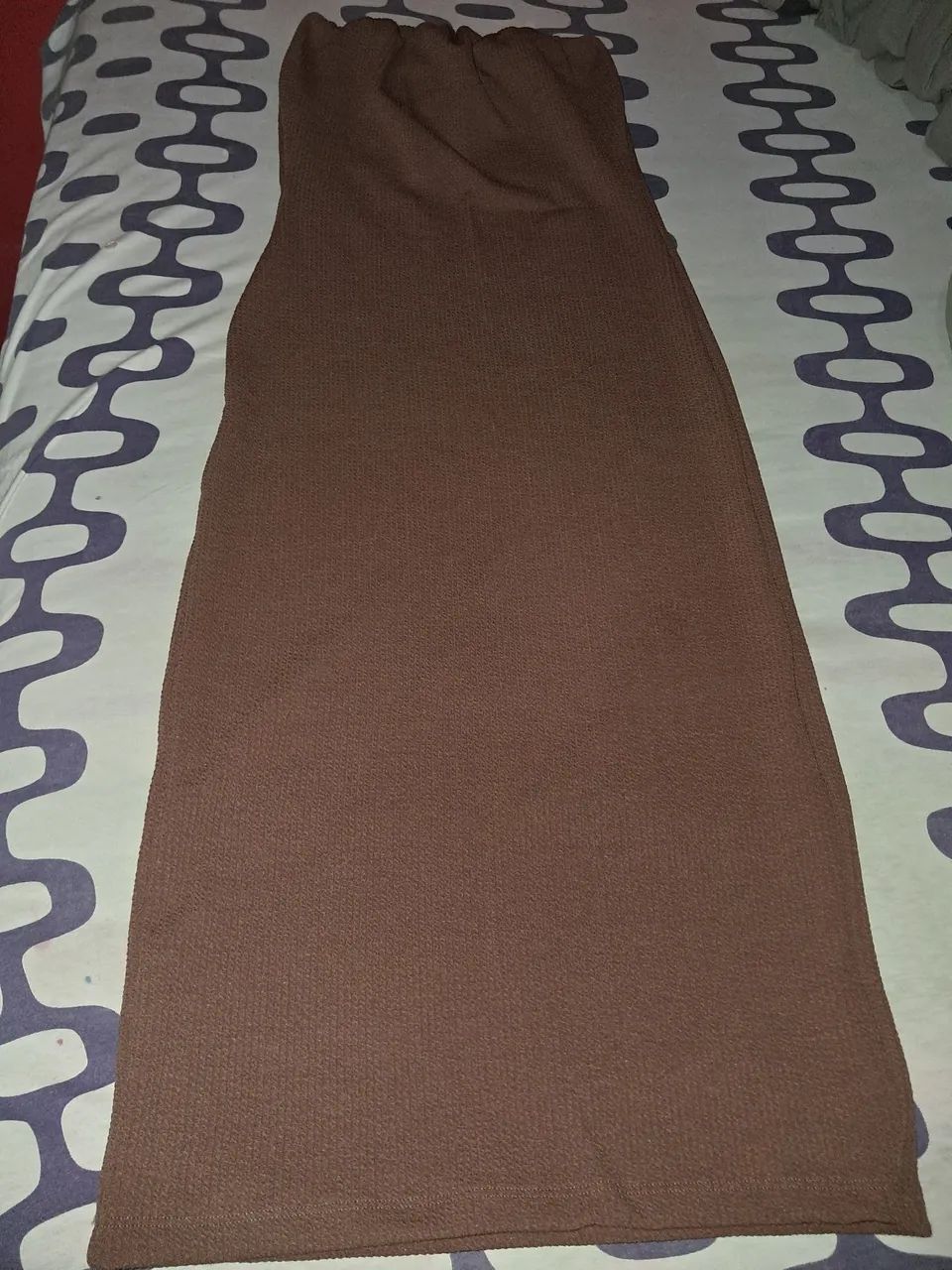 Vestido marrom tomara-que-caia TAM. M - Foto 4