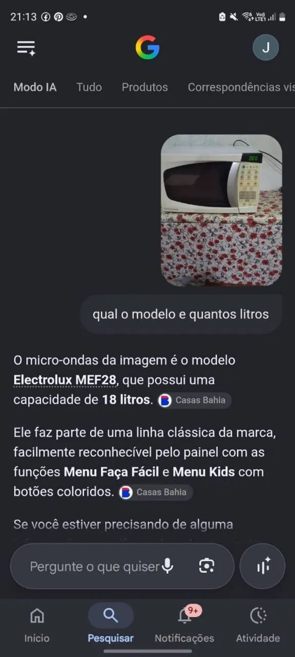 Vende-se micro-ondas 