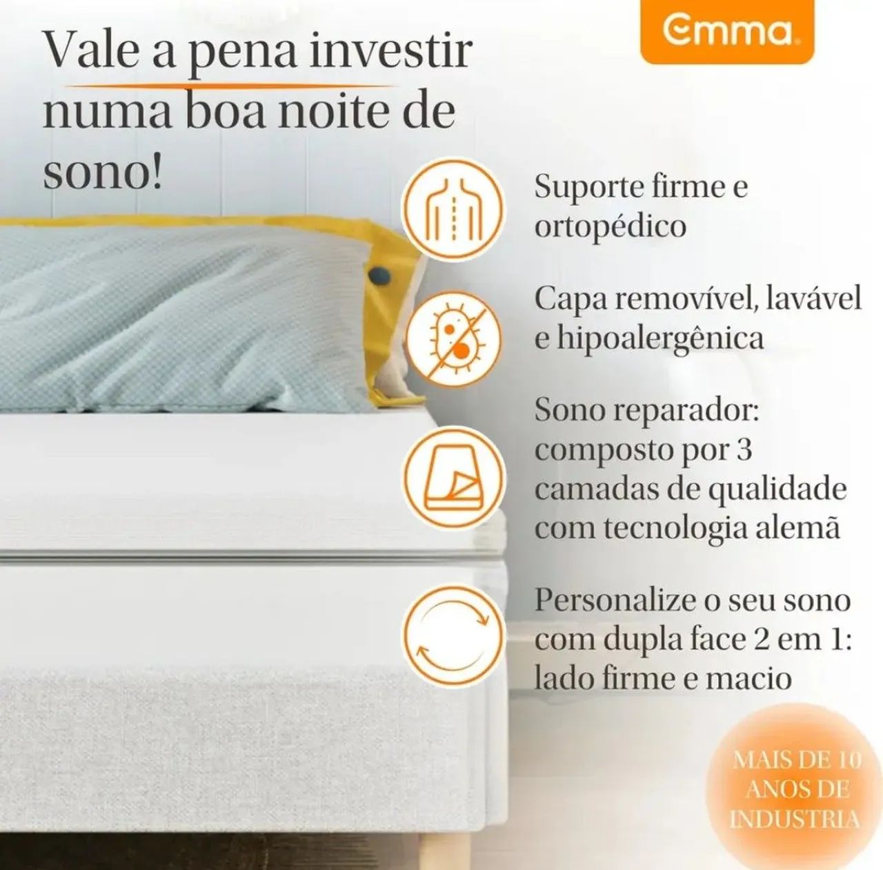 Colchão Solteiro Emma - Foto 4
