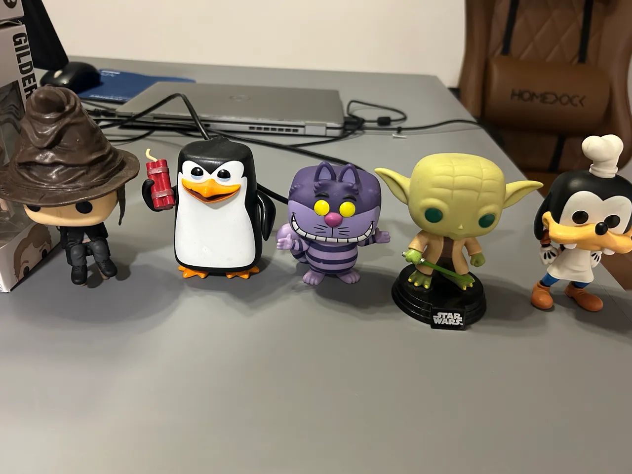 Funkos pop gina weasley, yoda,pateta, gato Cheshire, Rico, relâmpago macqueen - Foto 3