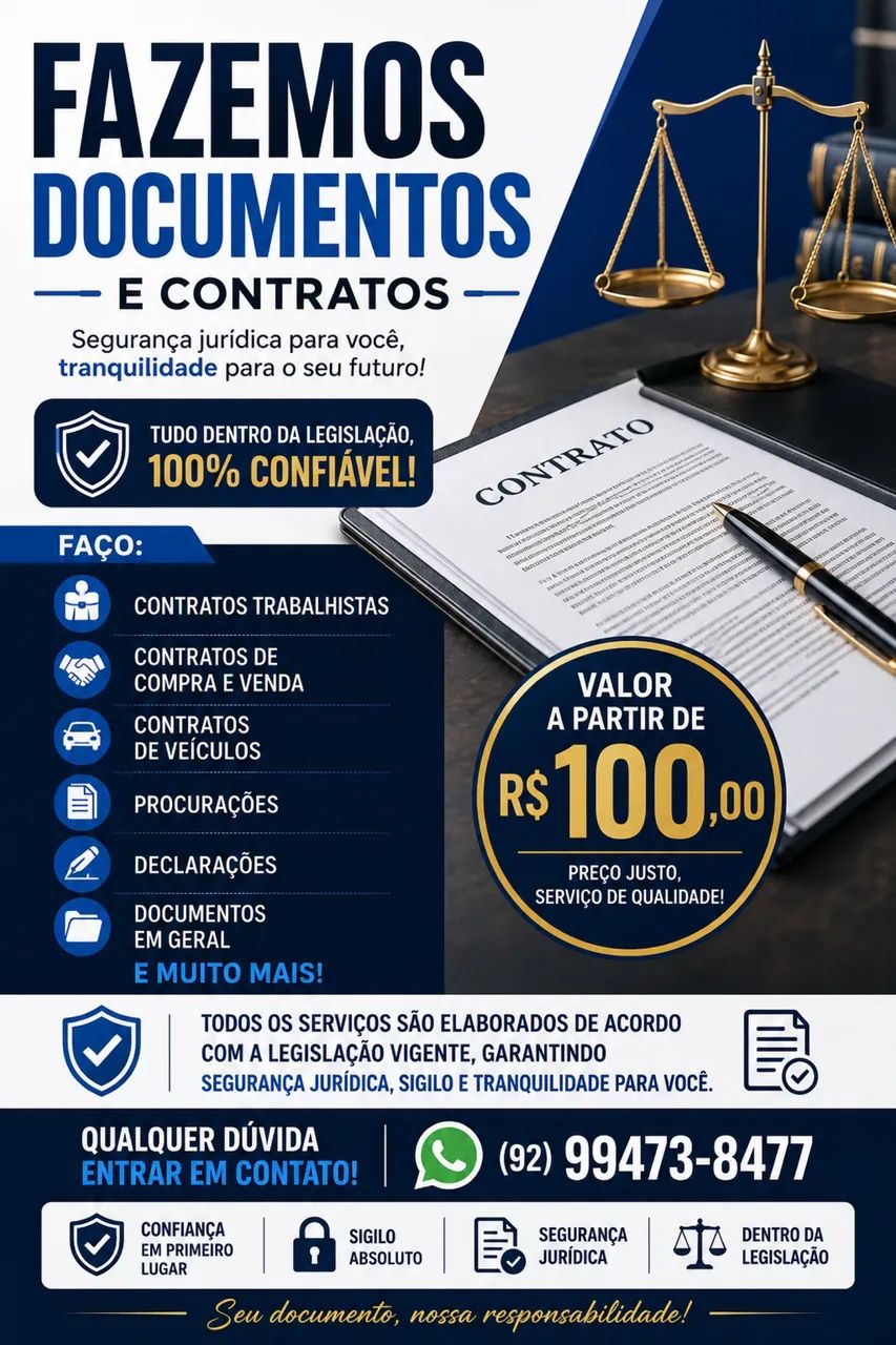FAÇO CONTRATOS/DOCUMENTOS