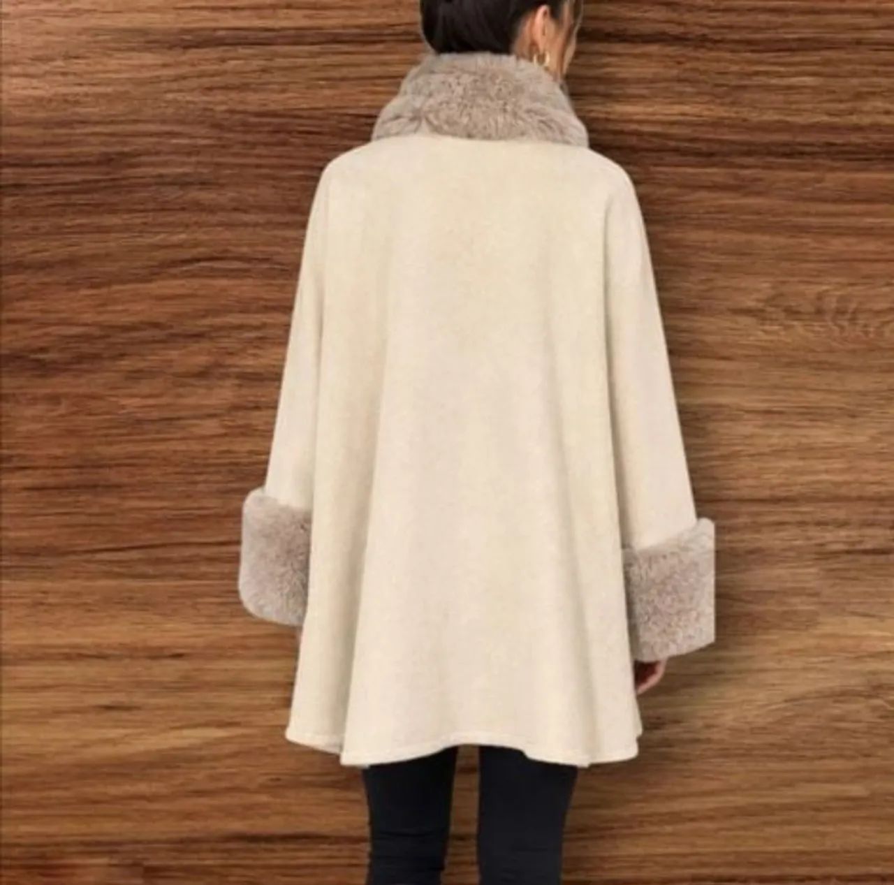 Poncho le lis blanc  - Foto 4