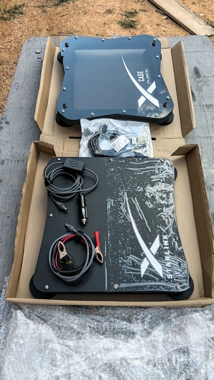Case para usar starlink no teto carro