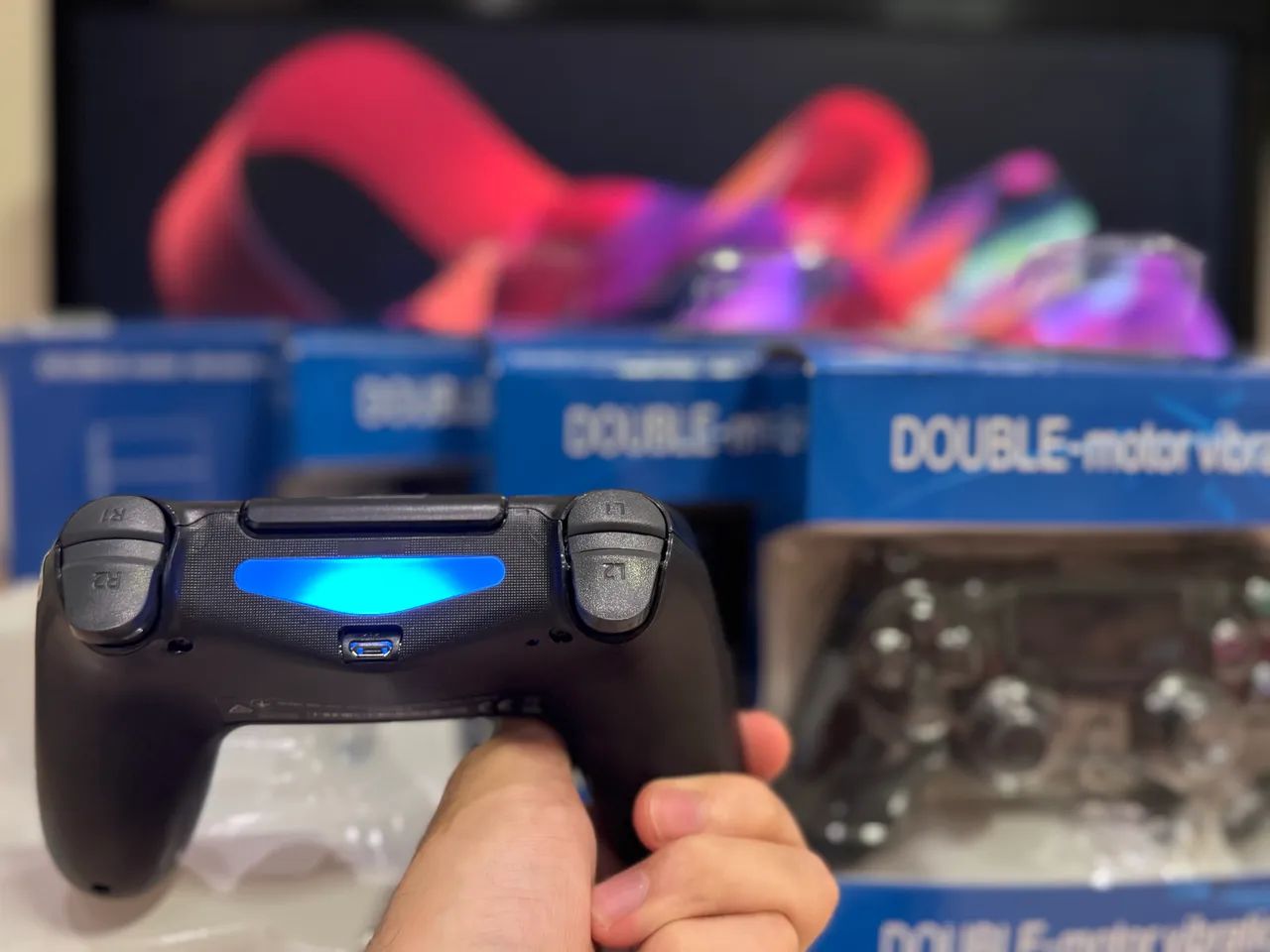 Controle para PS4, PC, Celular, TV - Foto 5