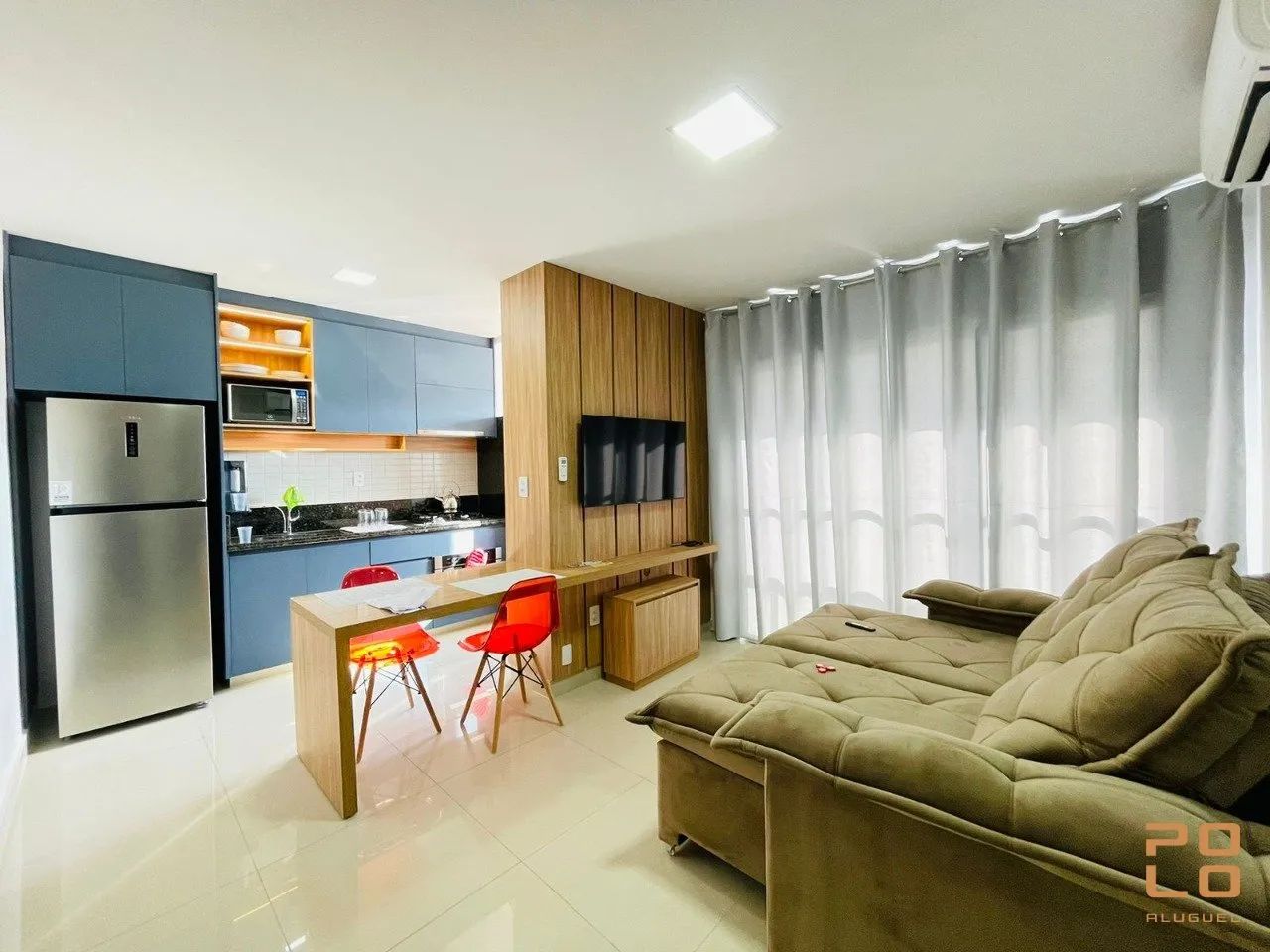 Flat mobiliado para alugar no Edifício Residencial Terra One, localizado no Jardim América - Foto 2