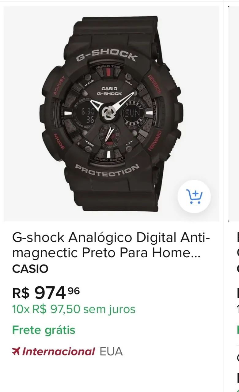 RELÓGIO G SHOCK GA 120 impecável!  - Foto 2