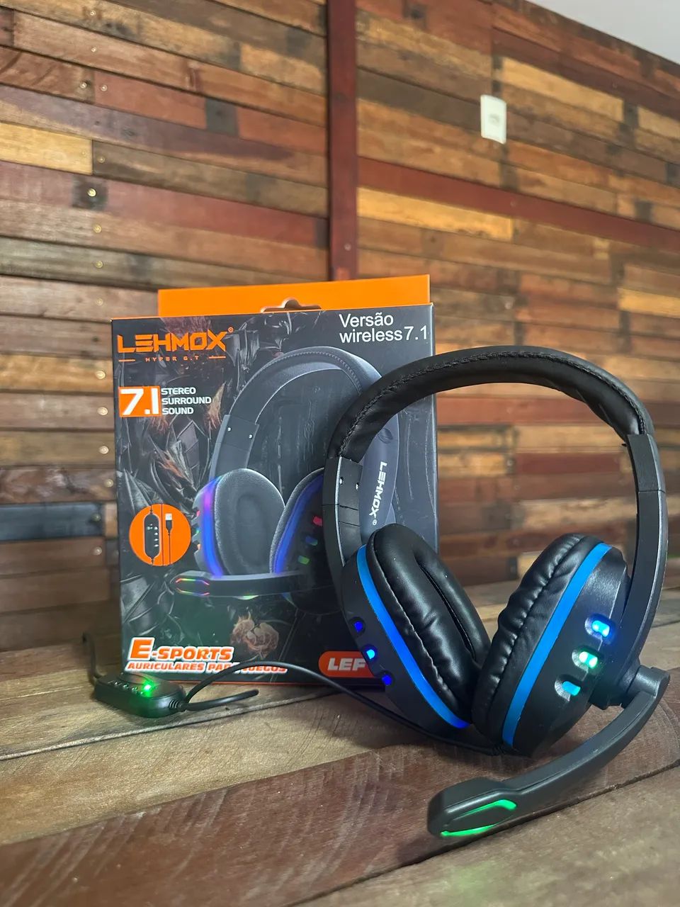 HEADSET RGB ENTREGAMOS COM GARANTIA 