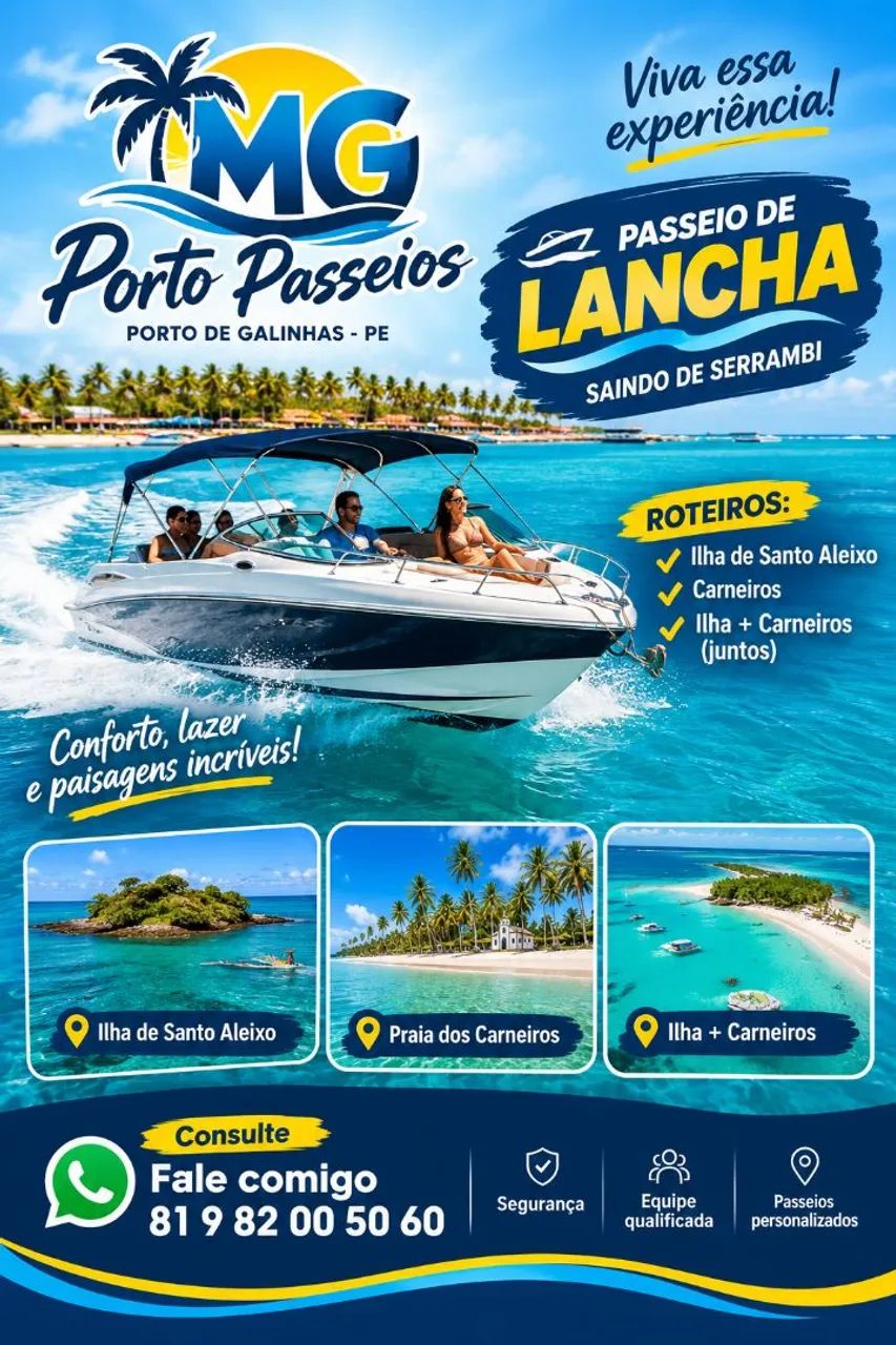 Lancha locação Serrambi PE - Foto 2