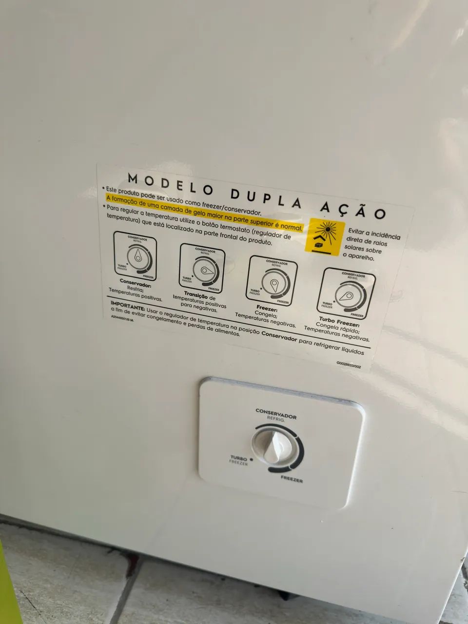 Freezer horizontal 400 litros. com nota fiscal.novo!  - Foto 3