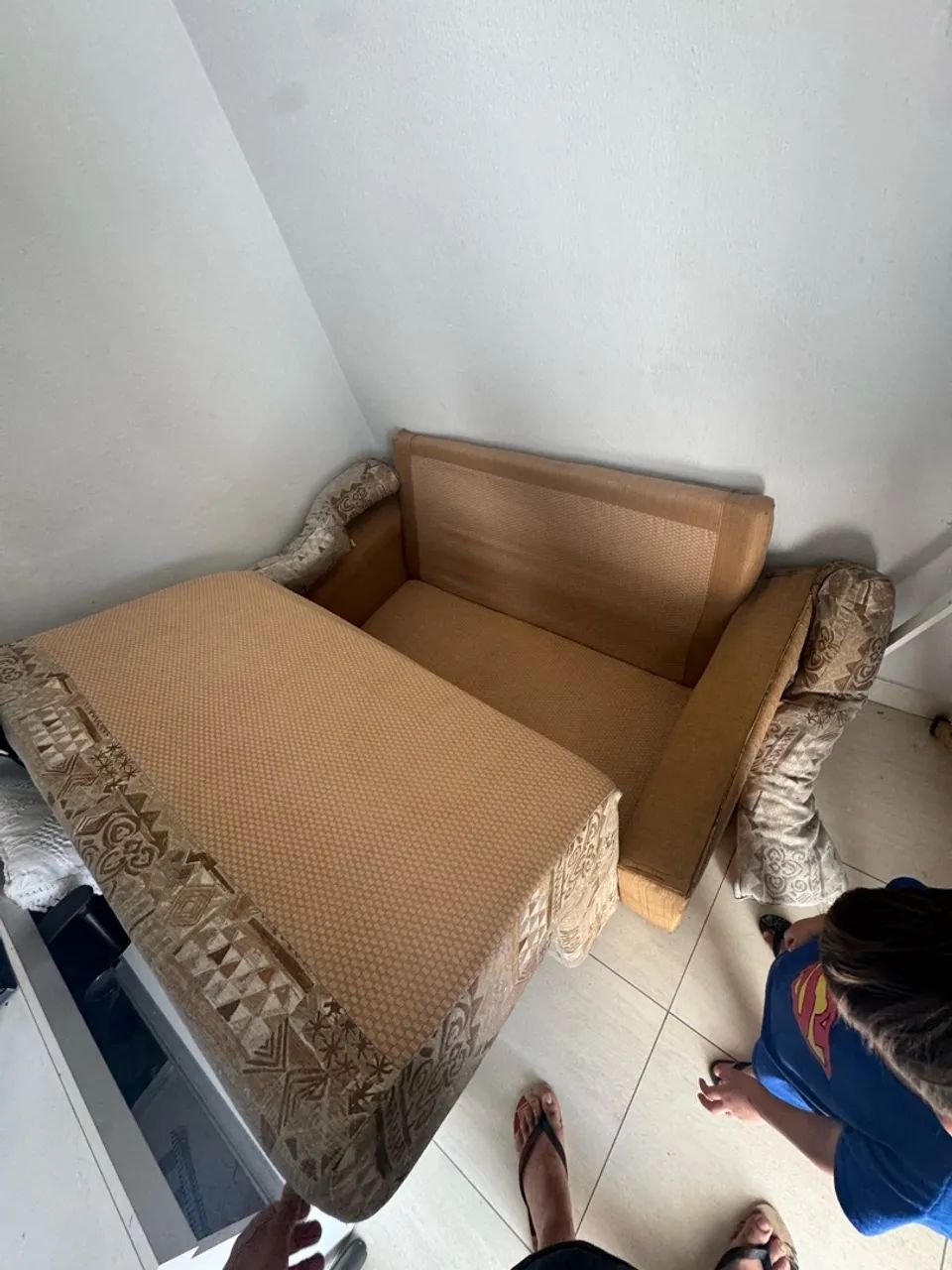Sofá Cama 2 lugares - Doação  - Foto 2