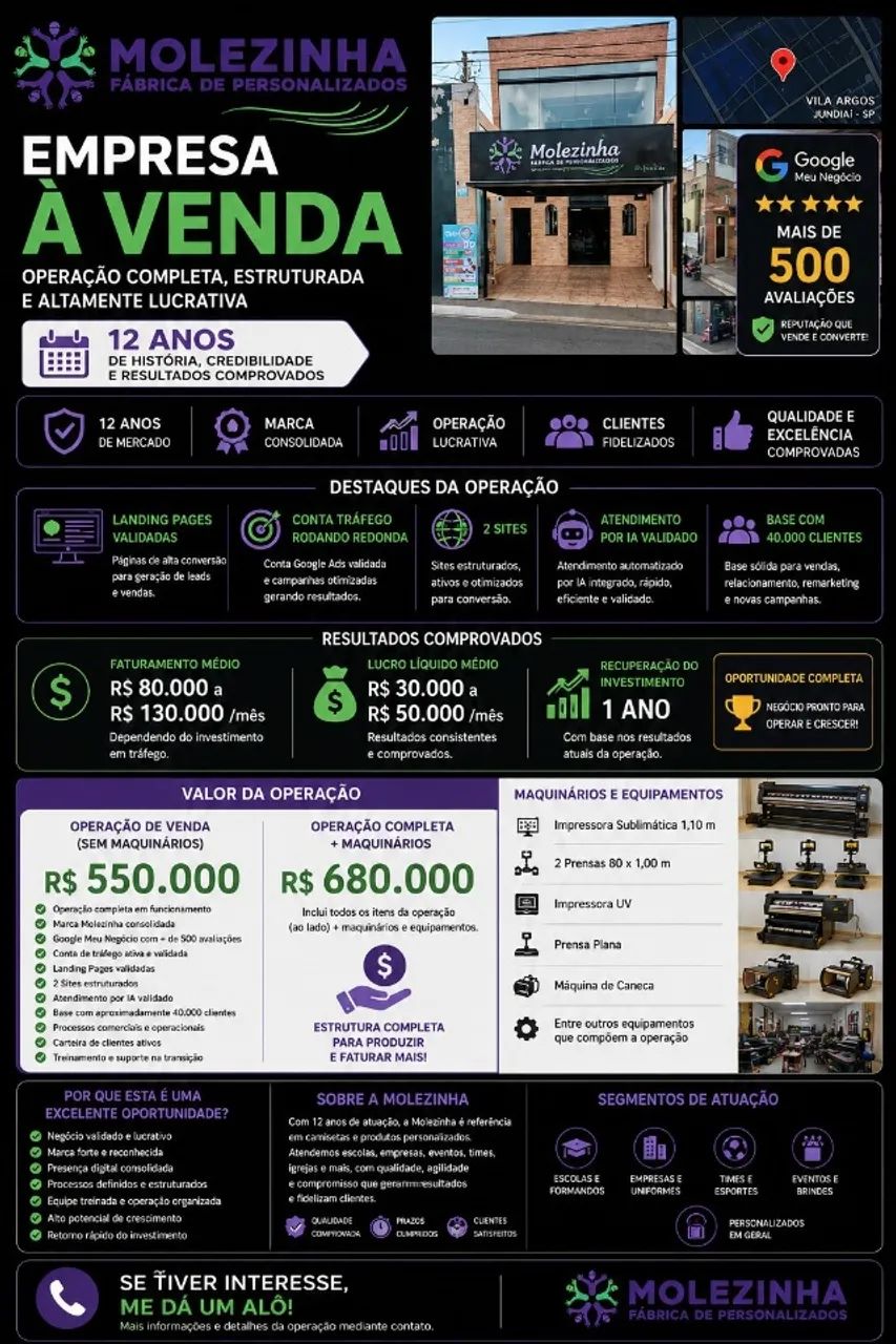 EMPRESA DE CAMISETAS E BRINDES PERSONALIZADOS 