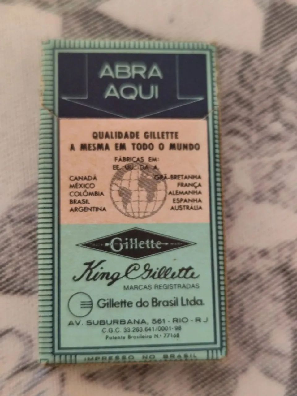 Gillette BLUE BLADE Colecionismo  - Foto 2