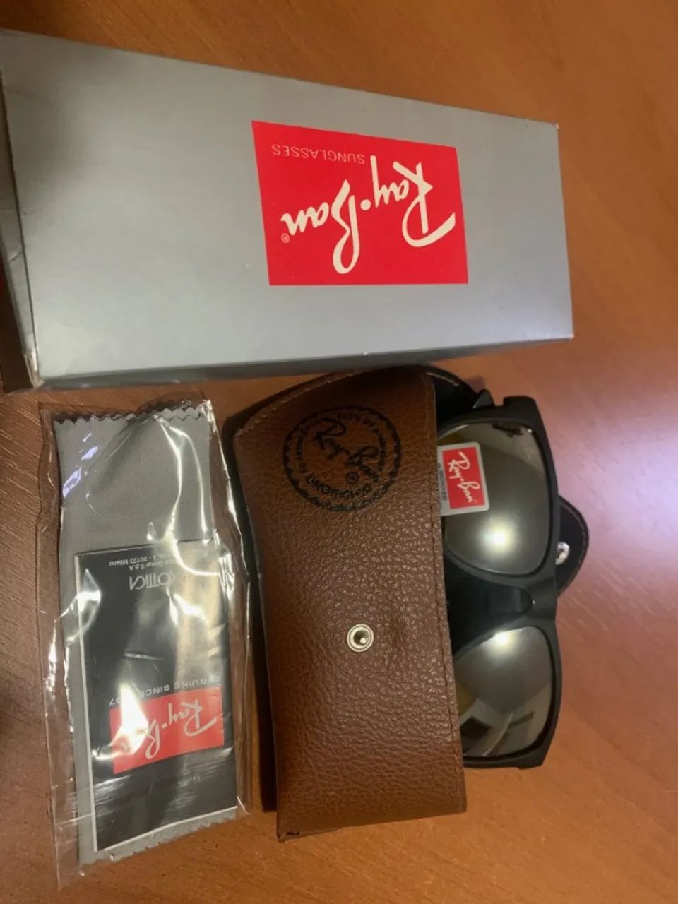 Óculos de Sol Ray-Ban RB4165 Justin - Kit Completo! - Foto 2