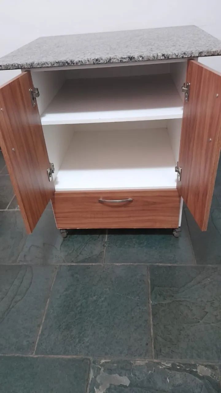 Armário multiuso com tampo de granito - Foto 5