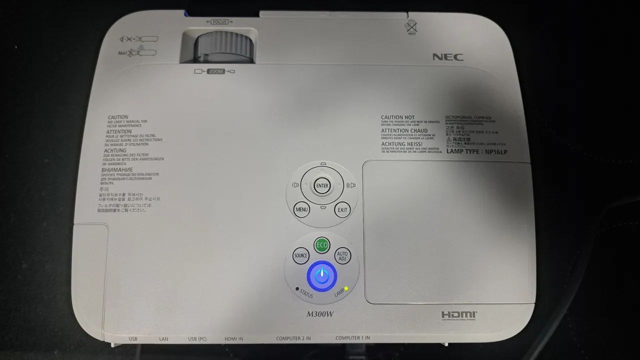 Vendo projetor NEC M300w - Foto 2