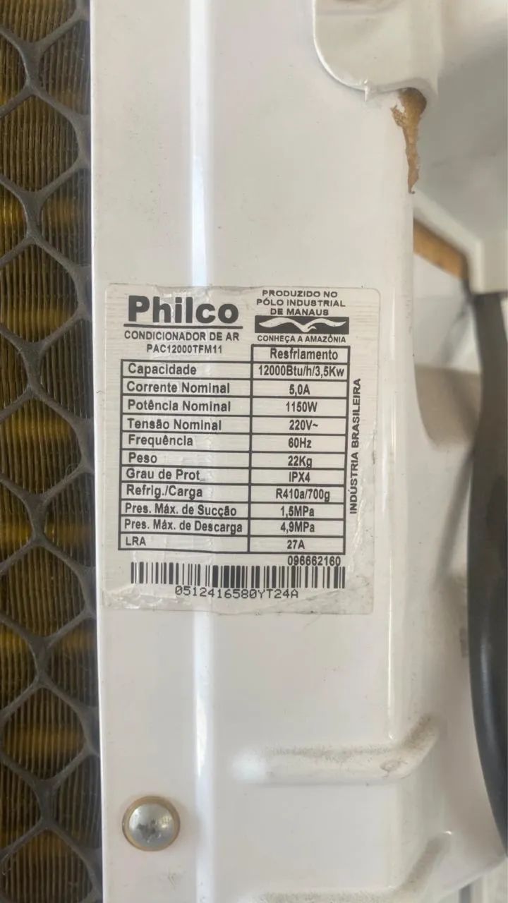 Ar condicionado Split 12.000 BTU - 220V - Foto 2