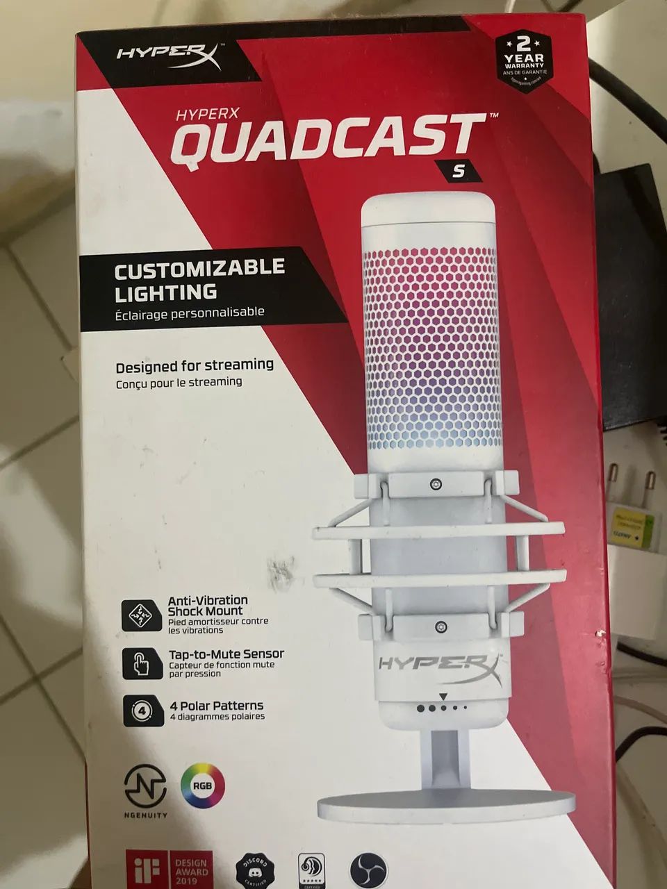 Microfone Hyperx Quadcast S - Foto 2