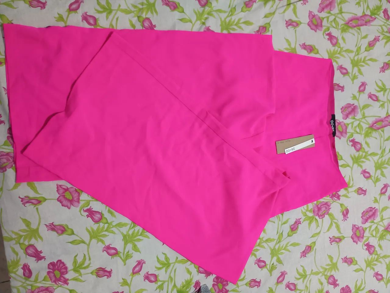 Calça Pantalona Do+be Tamanho M Rosa-choque - Foto 5