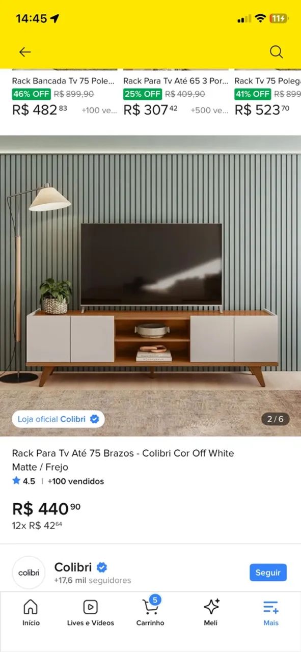 Rack para TV - Foto 2