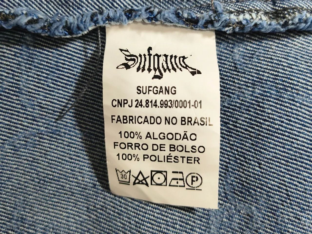 Sufgang Jaqueta Jeans masculina - Foto 5