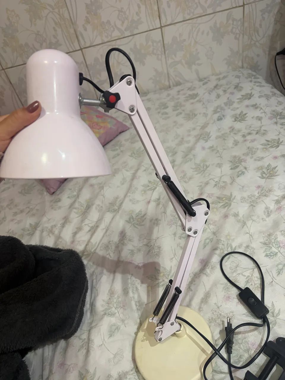 Luminária de mesa articulada 2 em 1 - Foto 2