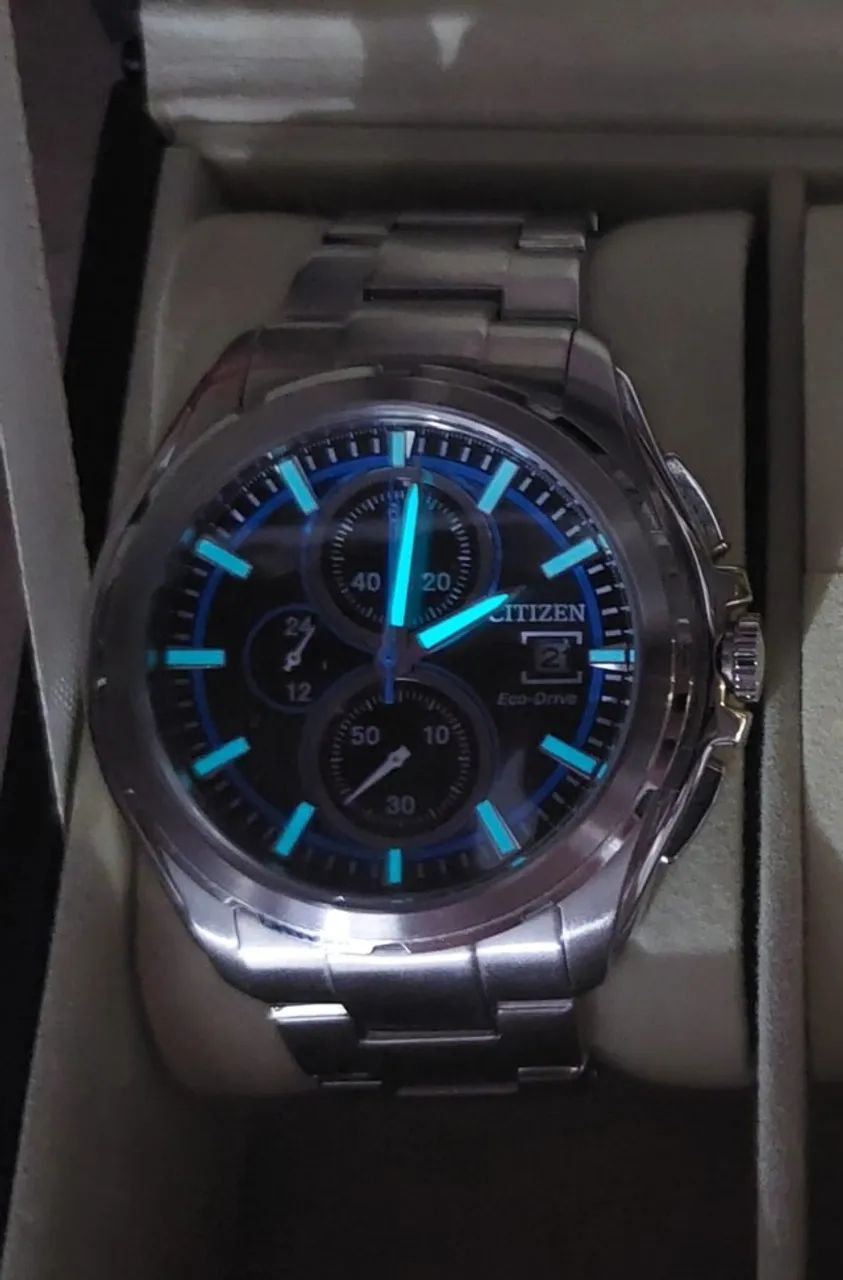 Citizen Eco Drive Cronógrafo - Ca0270-59E - Foto 2