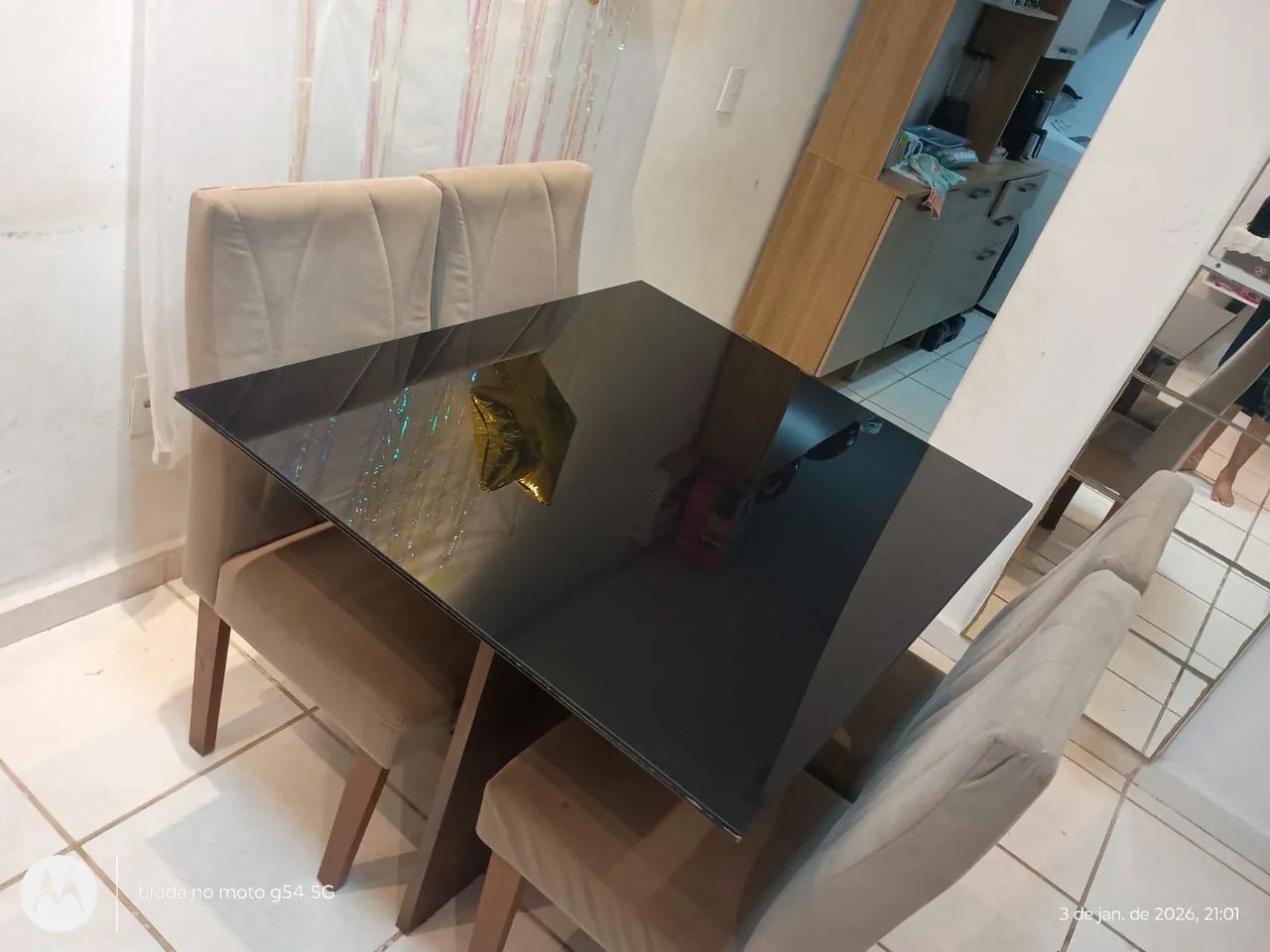 Mesa Jantar 4 cadeiras 64962682070915120