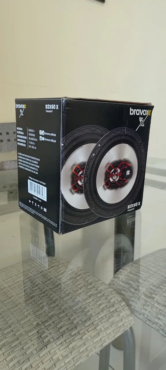 Par de Alto Falante Triaxial Bravox de 6 Polegadas - Modelo B3X60 X - Novos na Caixa - Foto 5