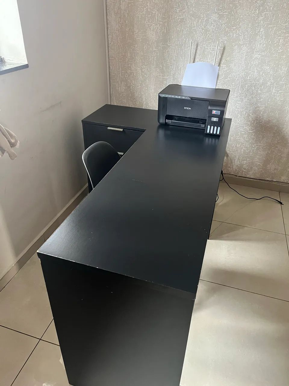 Mesa de Escritório Preta  - Foto 2