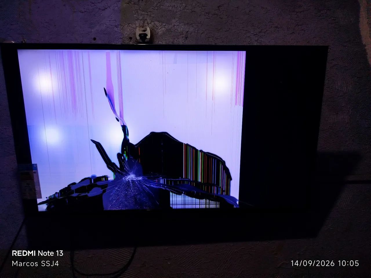 Smartv Samsung 40polegadas, retirada de peças 