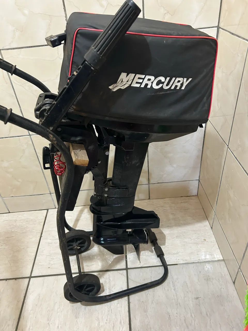 Vendo motor de popa mercury 8hp 2 tempos impecável  - Foto 2