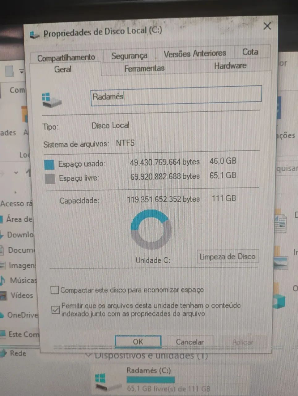 SSD 120gb windows 10 pro..novo - Foto 2
