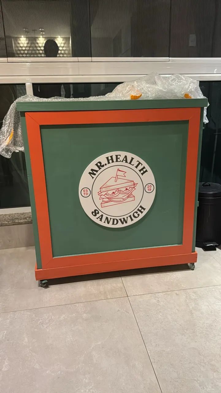 Estação Gourmet desmontável 
