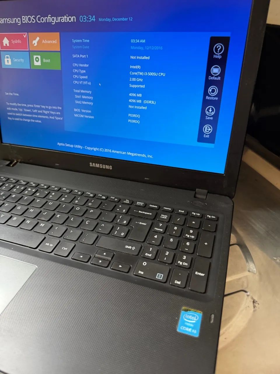 Notebook Samsung Core I3 5ª  - Foto 2